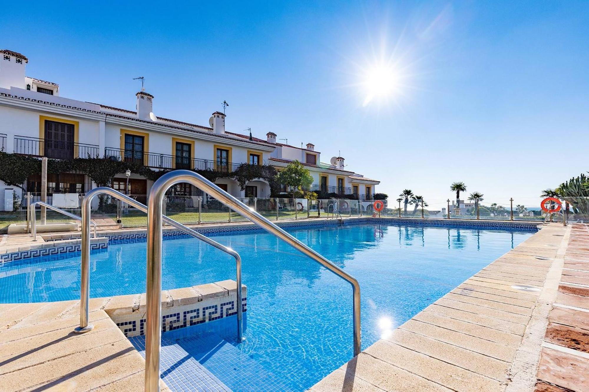 042 Classic 2 Bed Andalusian Townhouse 500M From Beach Mijas Buitenkant foto
